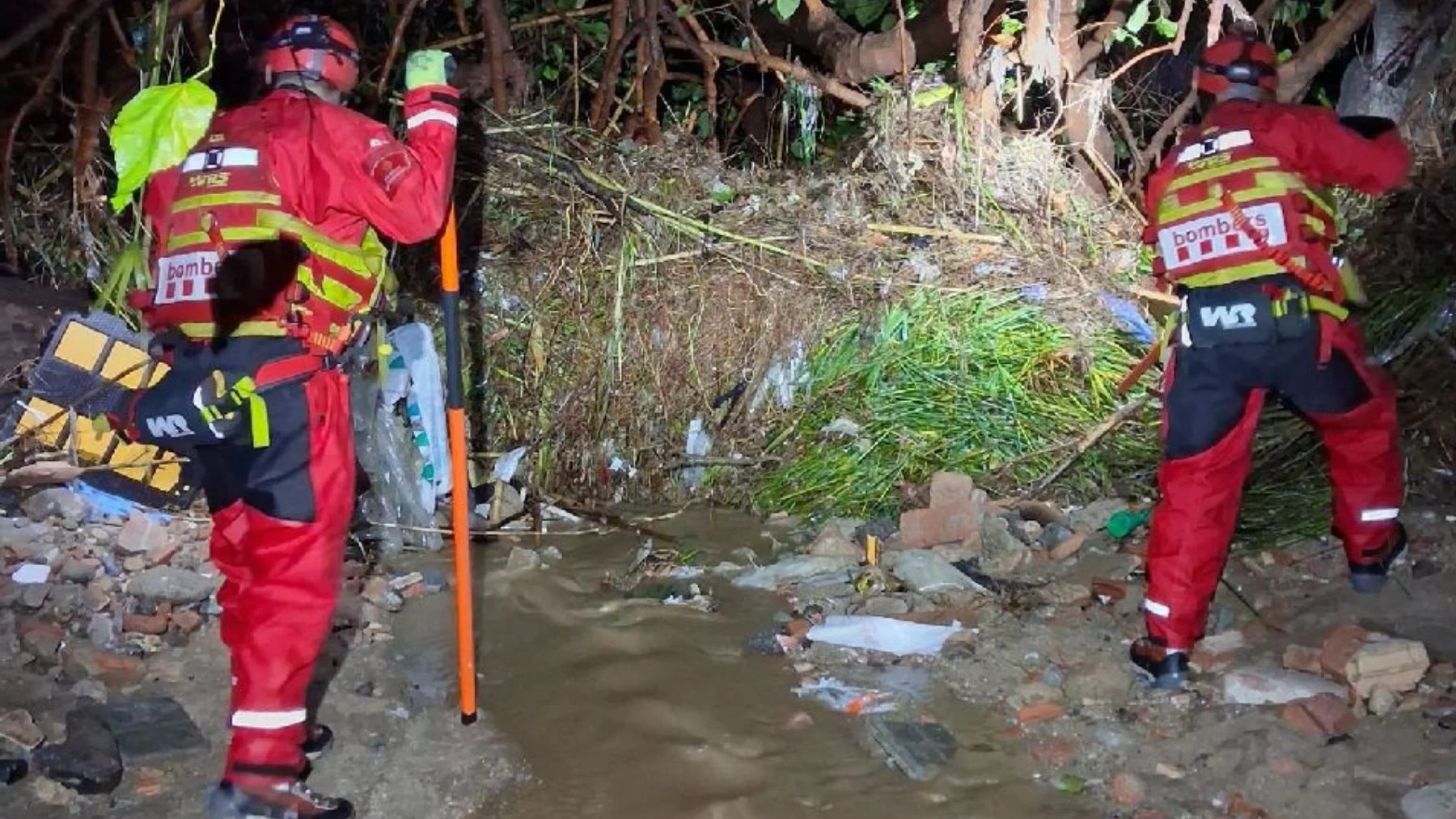 Una mujer de 35 años muere arrastrada por la riera de Cabrera de Mar durante el temporal