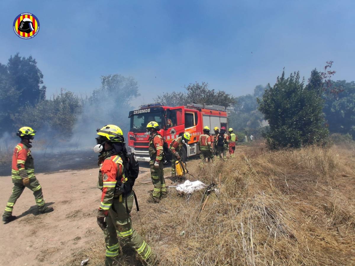 Un muerto en un incendio forestal en la Comunitat Valenciana