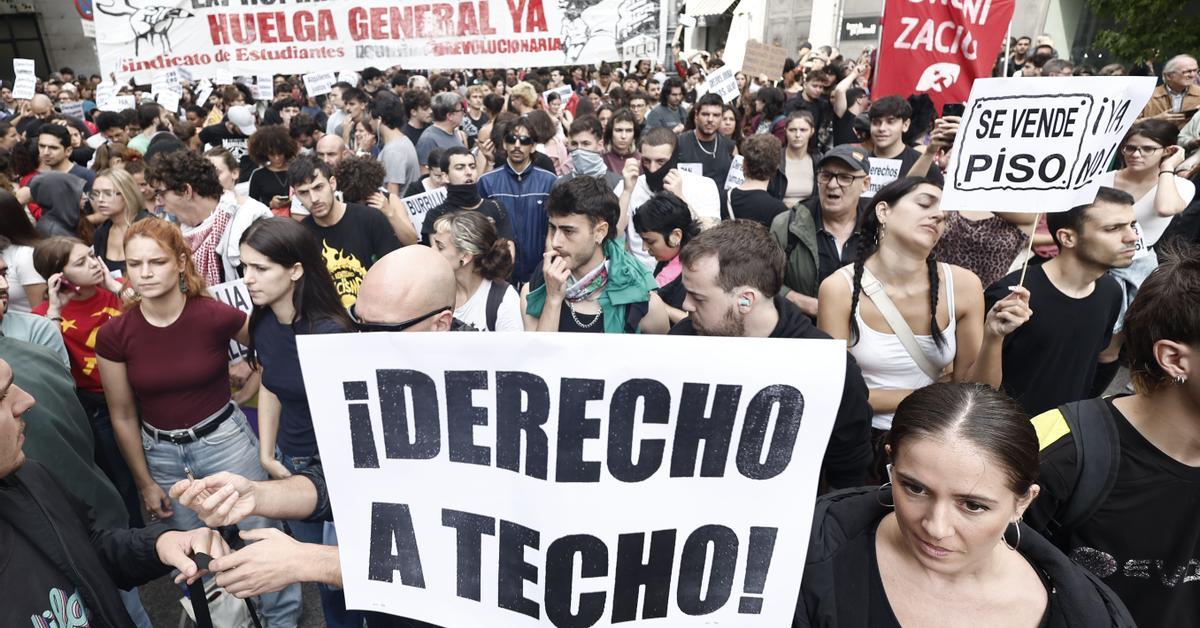 CCOO, UGT y el Sindicat de Llogateres convocan una huelga general por la vivienda el 11 de noviembre